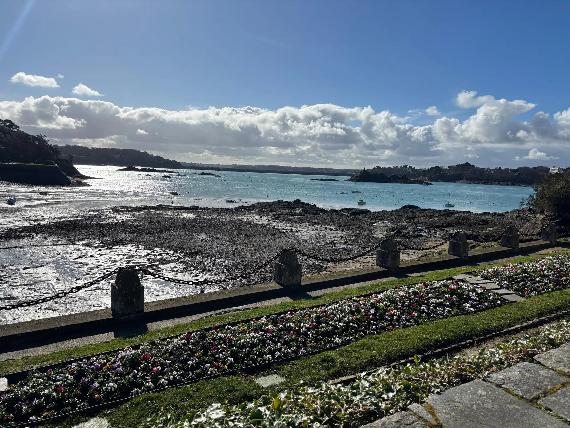 La baie de Solidor vue depuis le quai Sébastopol